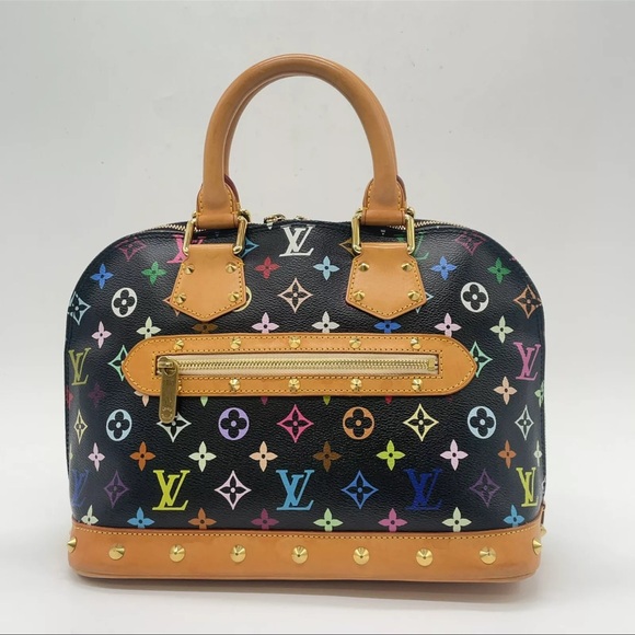 LOUISVUITTON Monogram Multi Color Noir Alma M92646 W/Bag - Picture 4 of 16